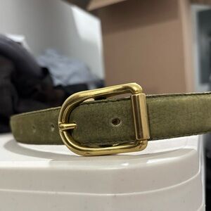 Coach Olive Green Belt